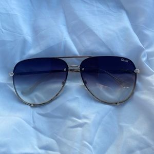 Quay High Key Rimless Sunglasses
